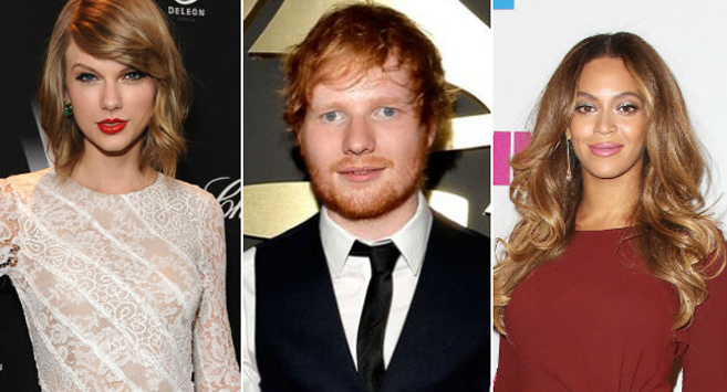 Taylor Swift, Ed Sheeran e Beyoncé lideram indicações no VMA