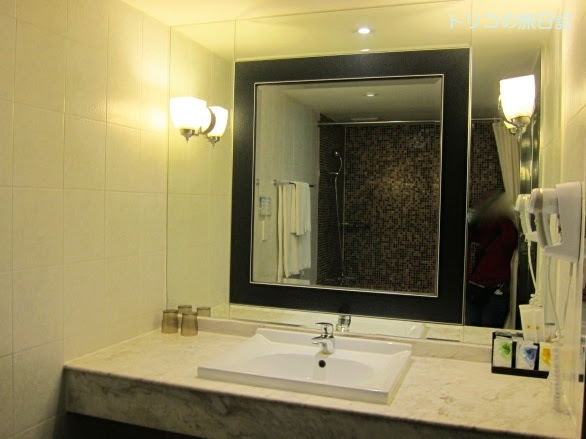 リンクワールドホテル バスルーム 台北世聯商旅 Linkworld Hotel トリコの旅日記