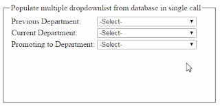 Populate multiple dropdownlist controls from same datasource in single database call using params or ParamArray in Asp.net C#,Vb