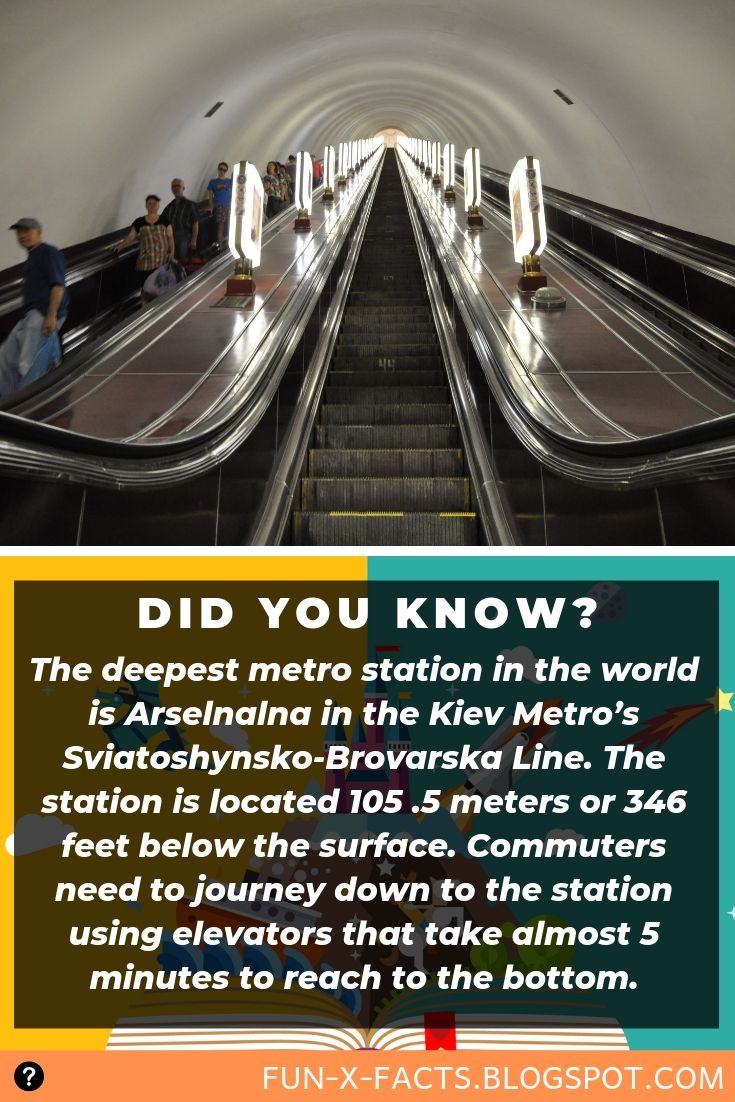 The Deepest Metro Stations in the World Amazing WTF Facts