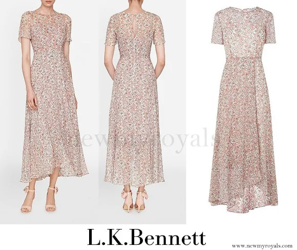 Pippa Middleton wore L.K.Bennett Karo Printed Silk Dress