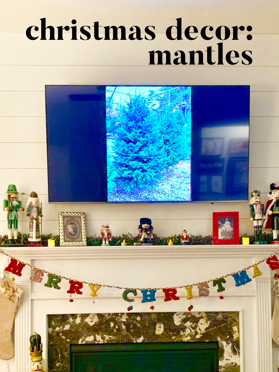 Holiday Decor Mantles! Christmas Tree Lane