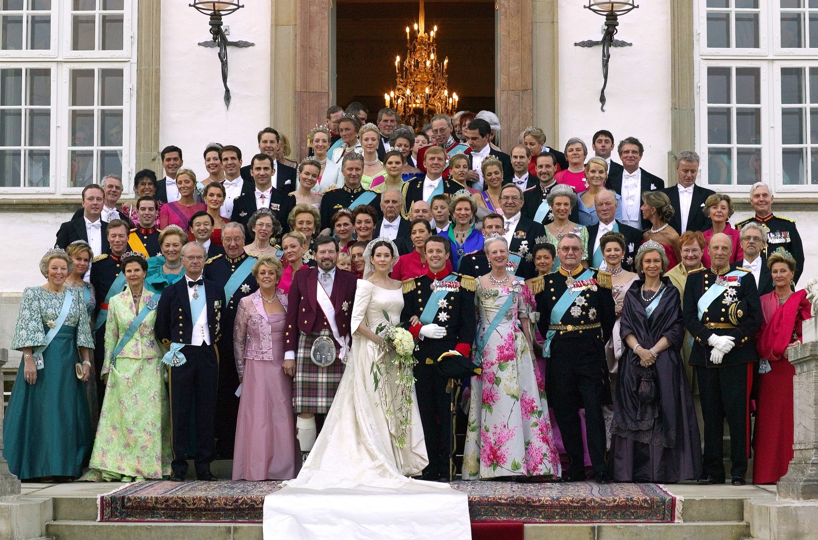 Royal wedding Mary Donaldson and Crown Prince Frederik Red Carpet