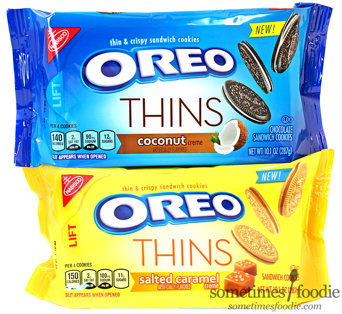 Sometimes Foodie New Oreo Thin Flavors Coconut & Salted Caramel