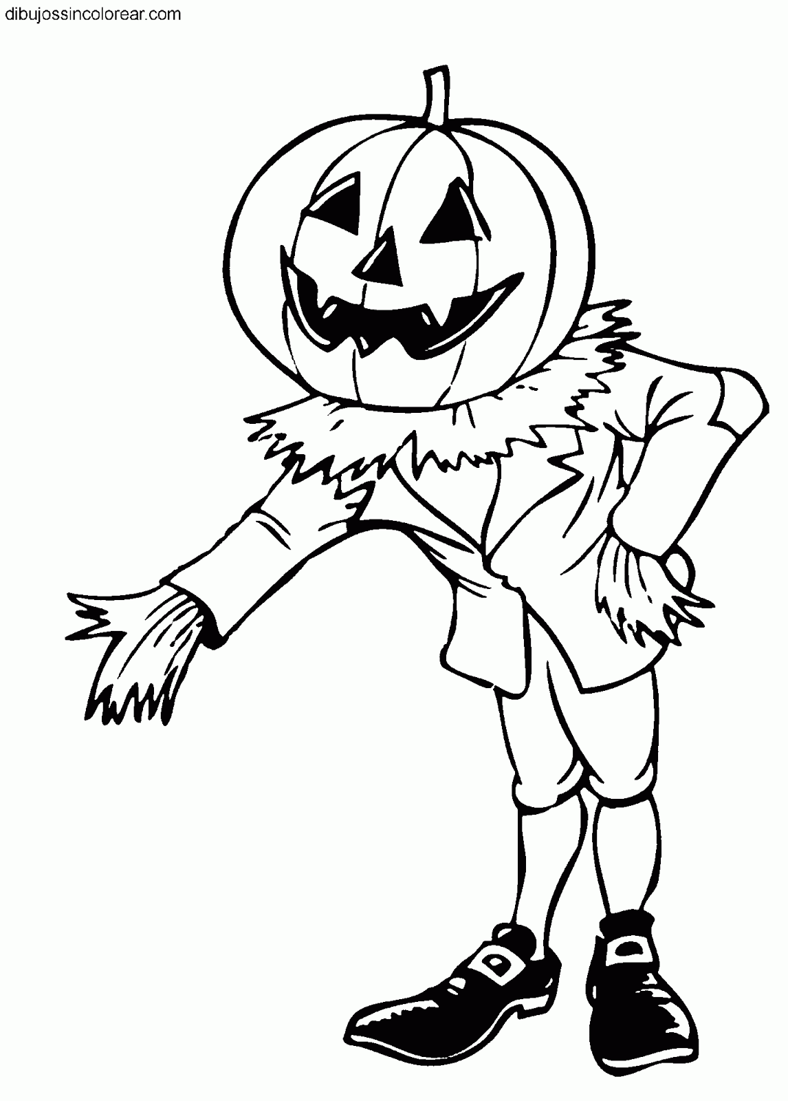 Dibujos Sin Colorear: Dibujos de Halloween para Colorear