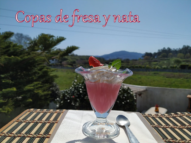 Postre Expres De Fresa Y Nata