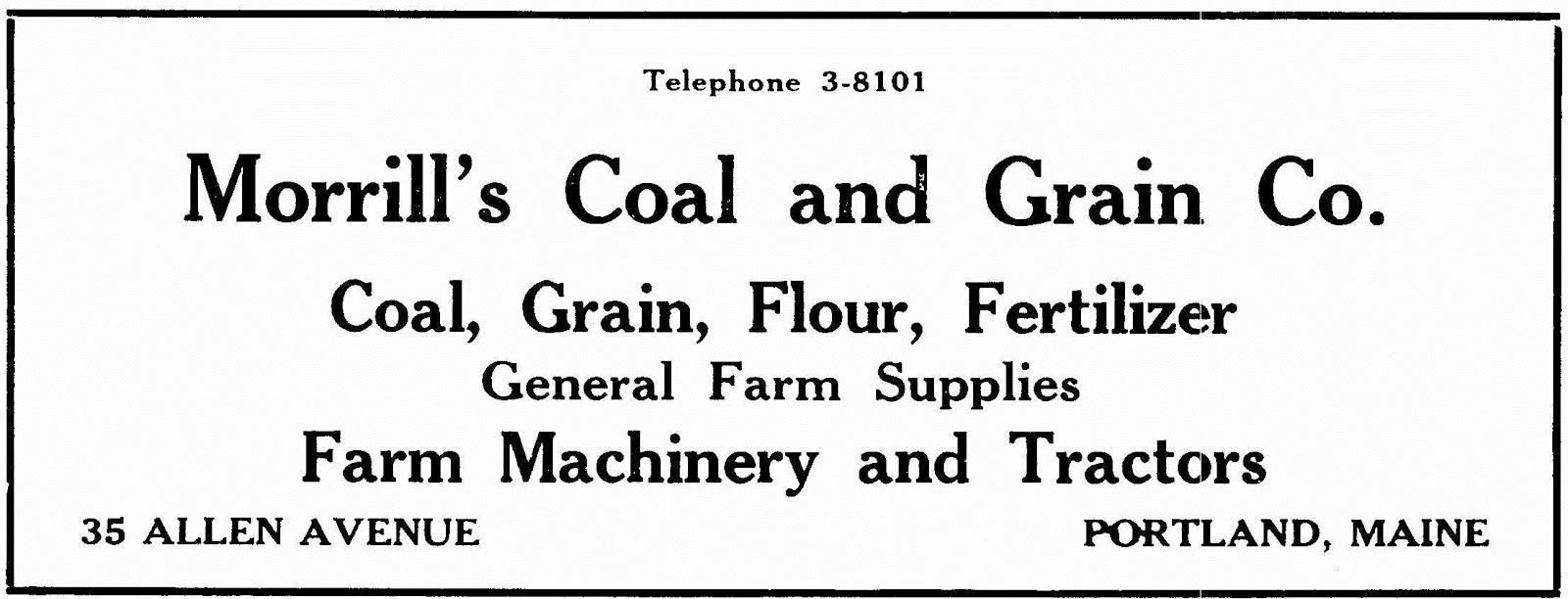 Old Blue Genes History of Morrill's Corner