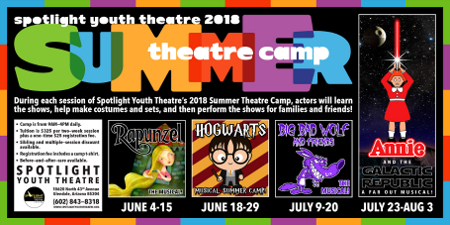 Phx Stages Spotlight Youth Theatre S 2018 Summer Camps