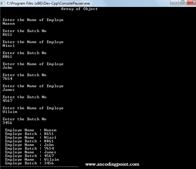 How to Make Array of Object in C++ - PProgramming