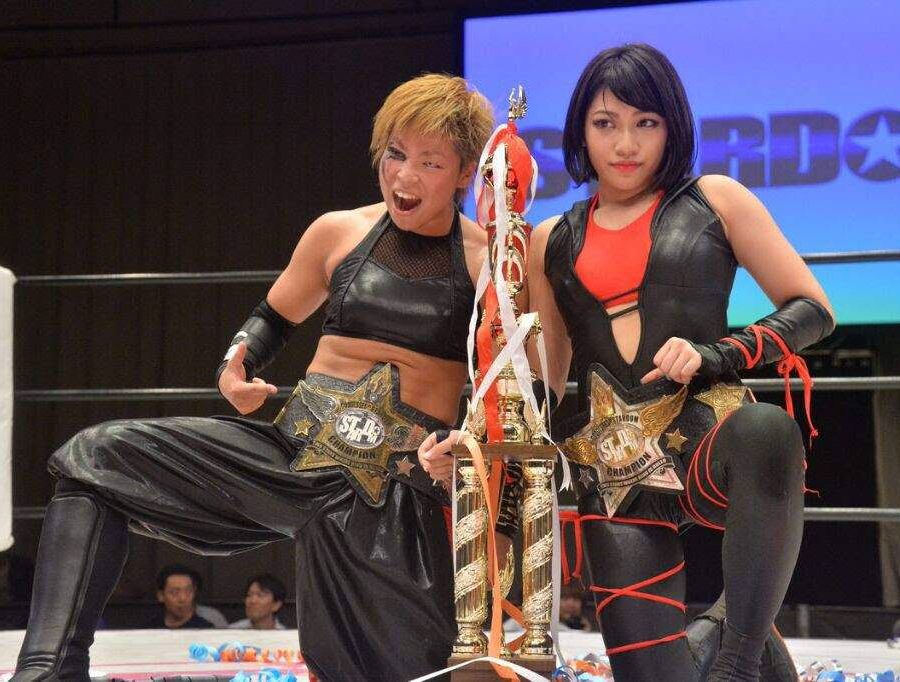 Japanese Female Wrestling Hana Kimura and Kagetsu Japanese Female