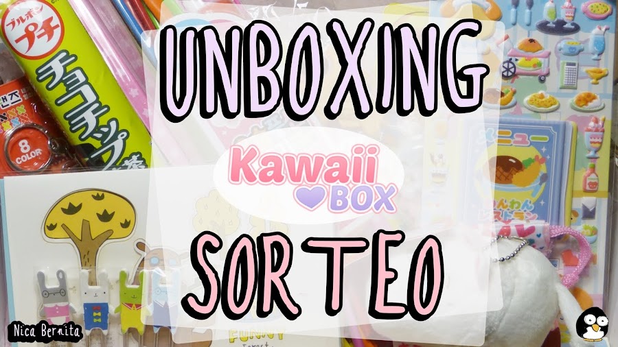 Unboxing+sorteo de una Kawaii Box Nica Bernita