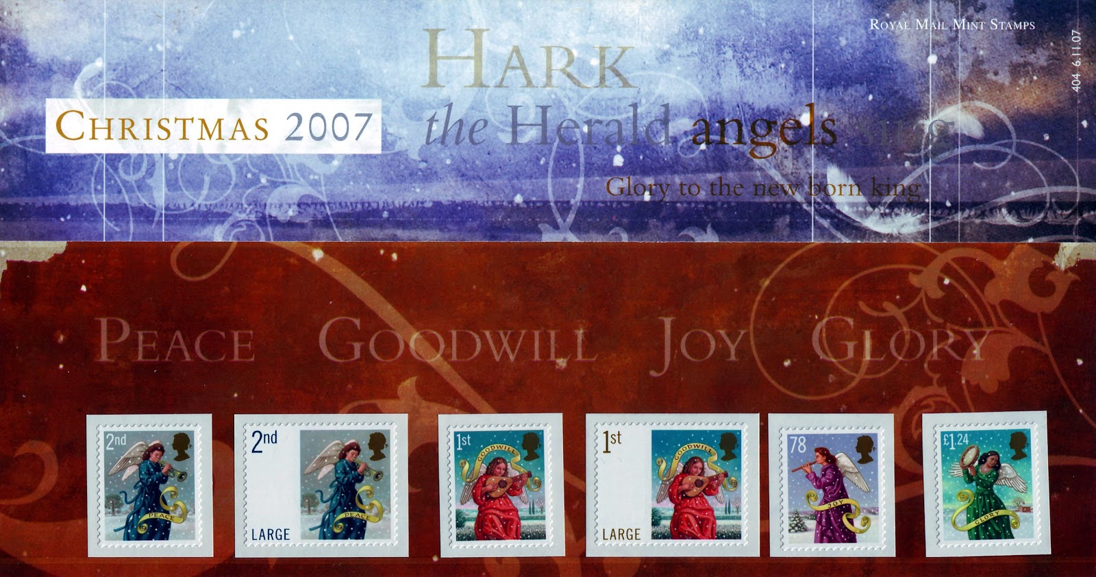 All About London The UK History of Christmas Stamps 2007