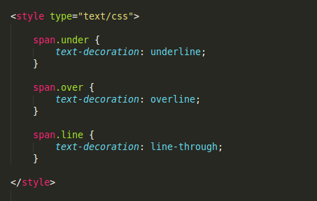 Css Cara Membuat Teks Underline Overline Dan Line Through
