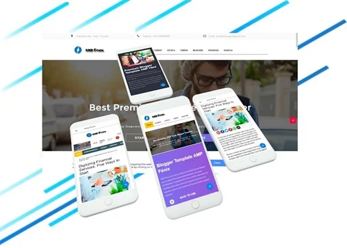 AMP landing page template free AMP FENIX