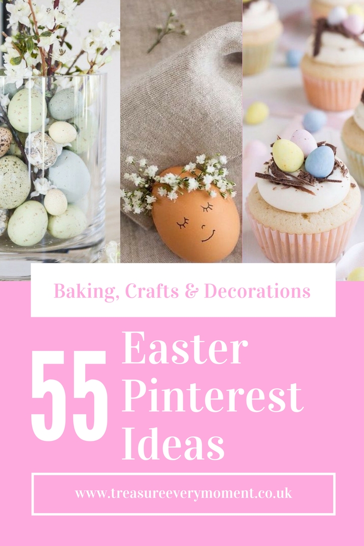 EASTER: 55+ Baking, Crafts and Decoration Pinterest Ideas | Treasure