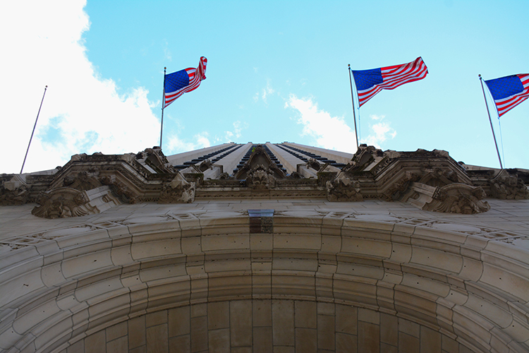 American flags American flags