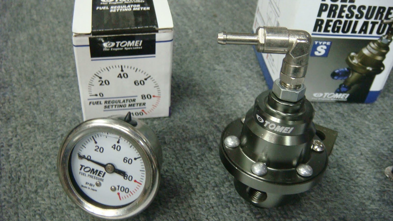 Where Everyone Can Buy! TOMEI Adjustable Fuel Regulator With White