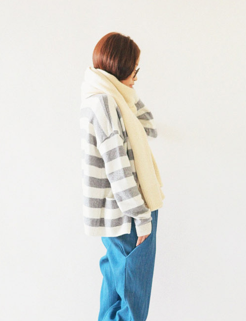 [Stylenanda] Simple Striped Knit Cardigan | KSTYLICK - Latest Korean ...