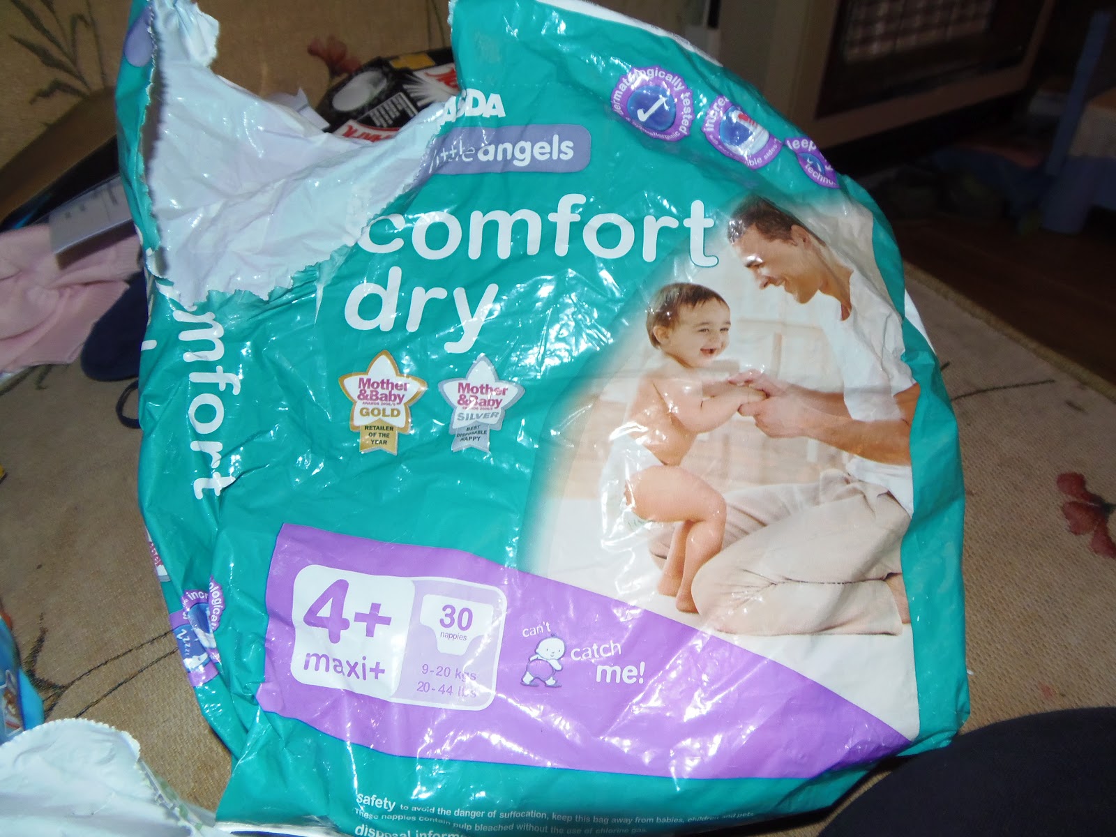 Reviews 4 Moms!: Asda's Little Angels Comfort Nappies