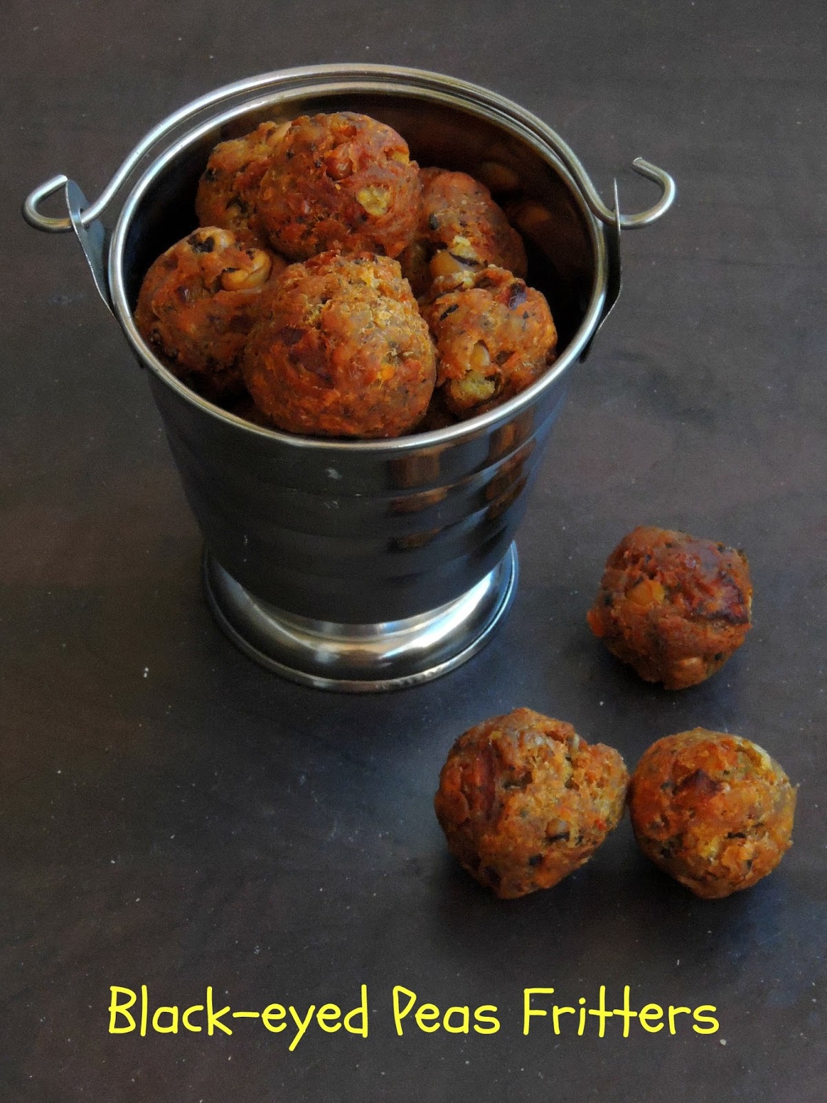 Priya's Versatile Recipes Vegan Blackeyed Peas Fritters