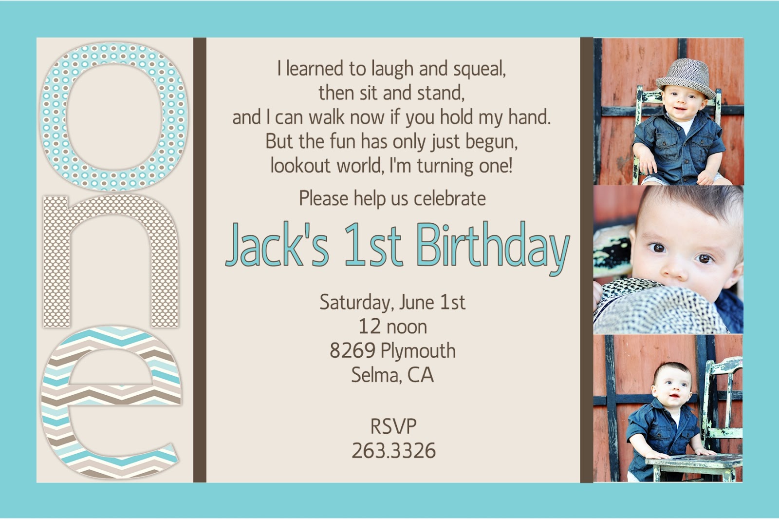 Quotes For 1st Birthday Invitations QuotesGram