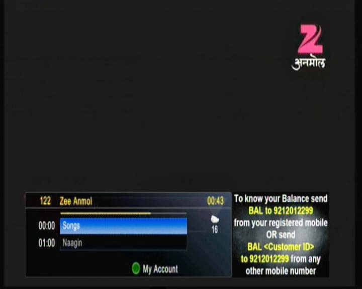Zee Anmol Hindi Entertainment Channel Added on Channel No.122