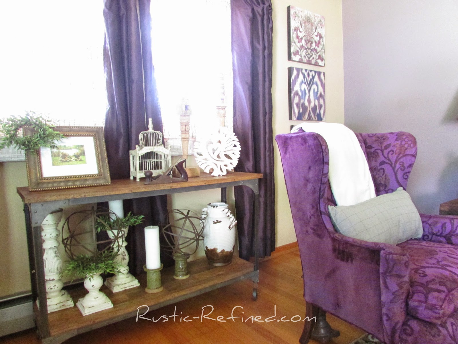 Summer Living Room Tour @ Rustic-refined.com