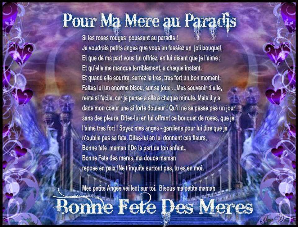 Espace Deuil Reconfort Pour Ma Maman Au Ciel Emouvant Poeme