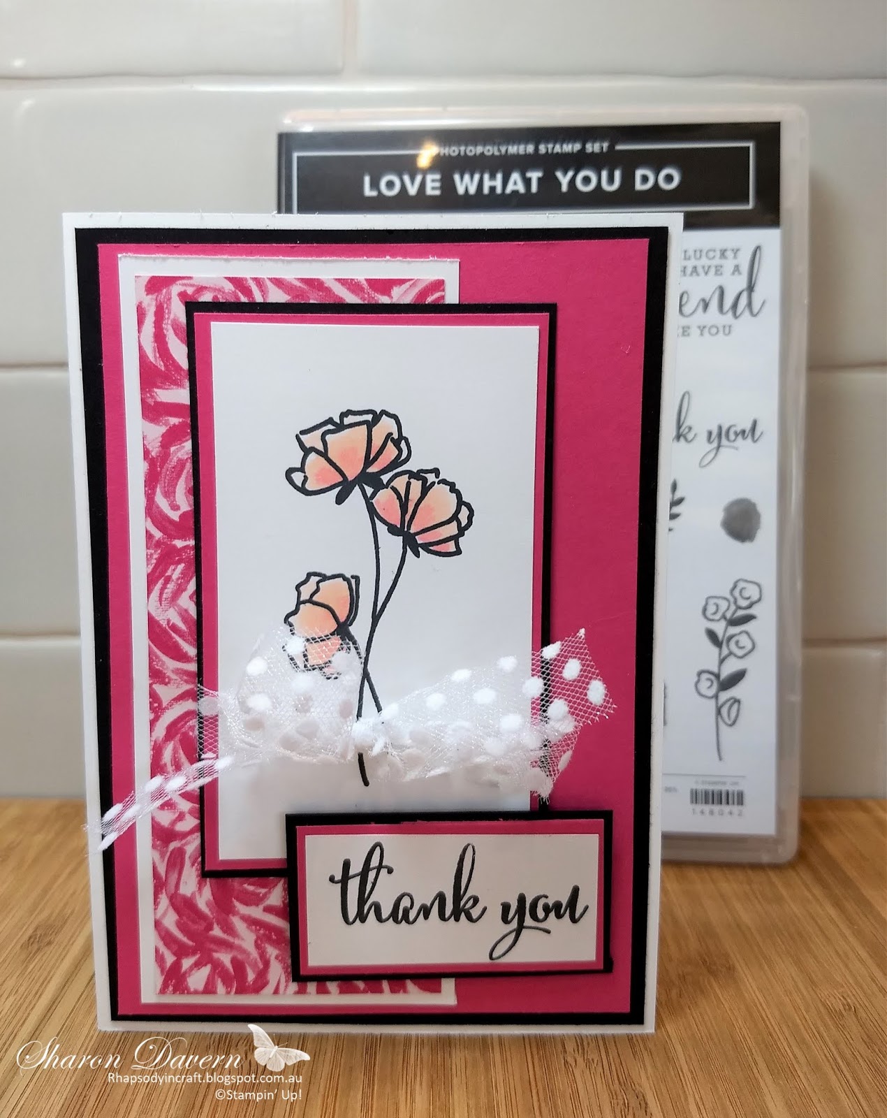 Rhapsody in Craft Stampin' Up Art With Heart Team Blog Hop October