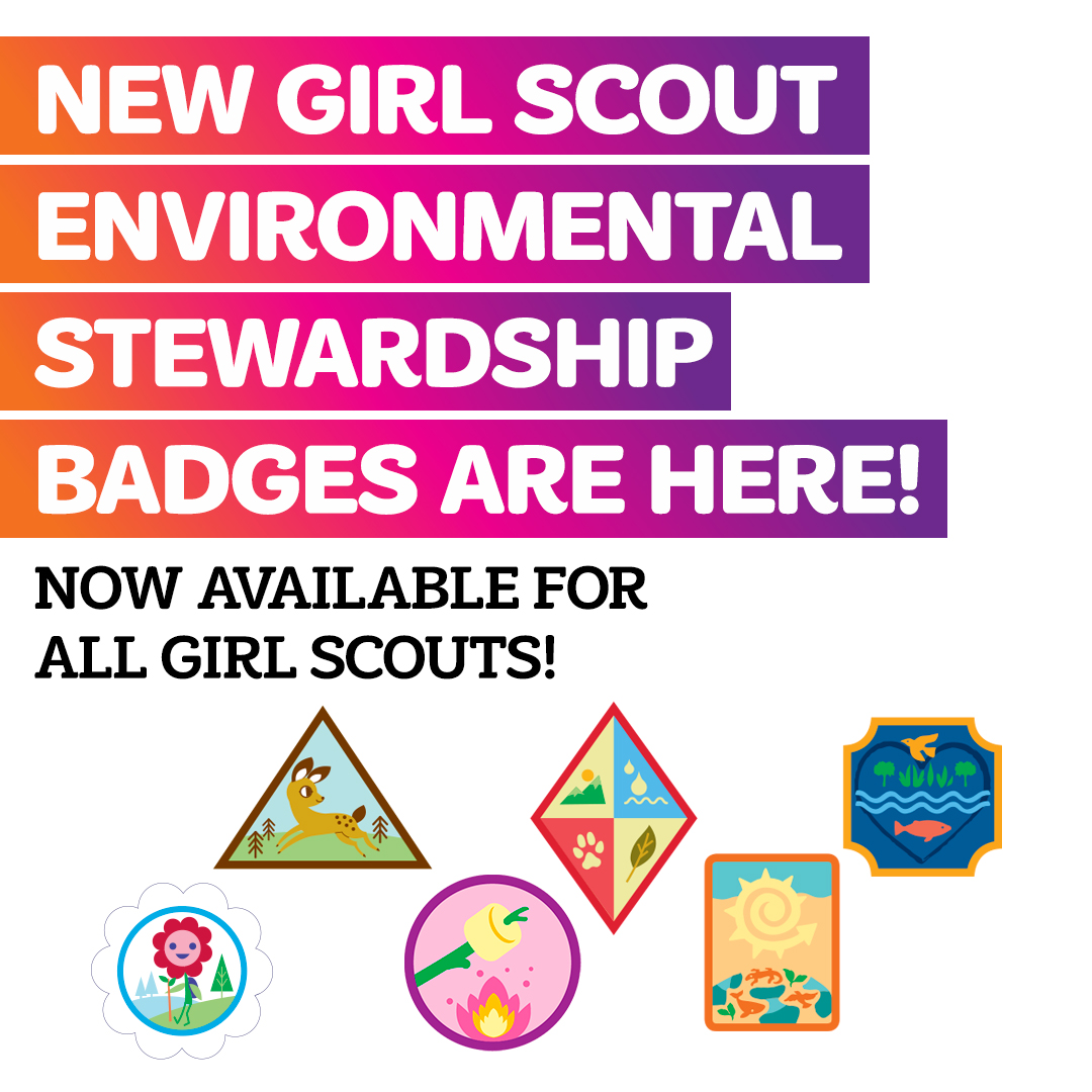 Everything You Need to Know About the NEW Environmental Stewardship Badges Girl Scout Blog