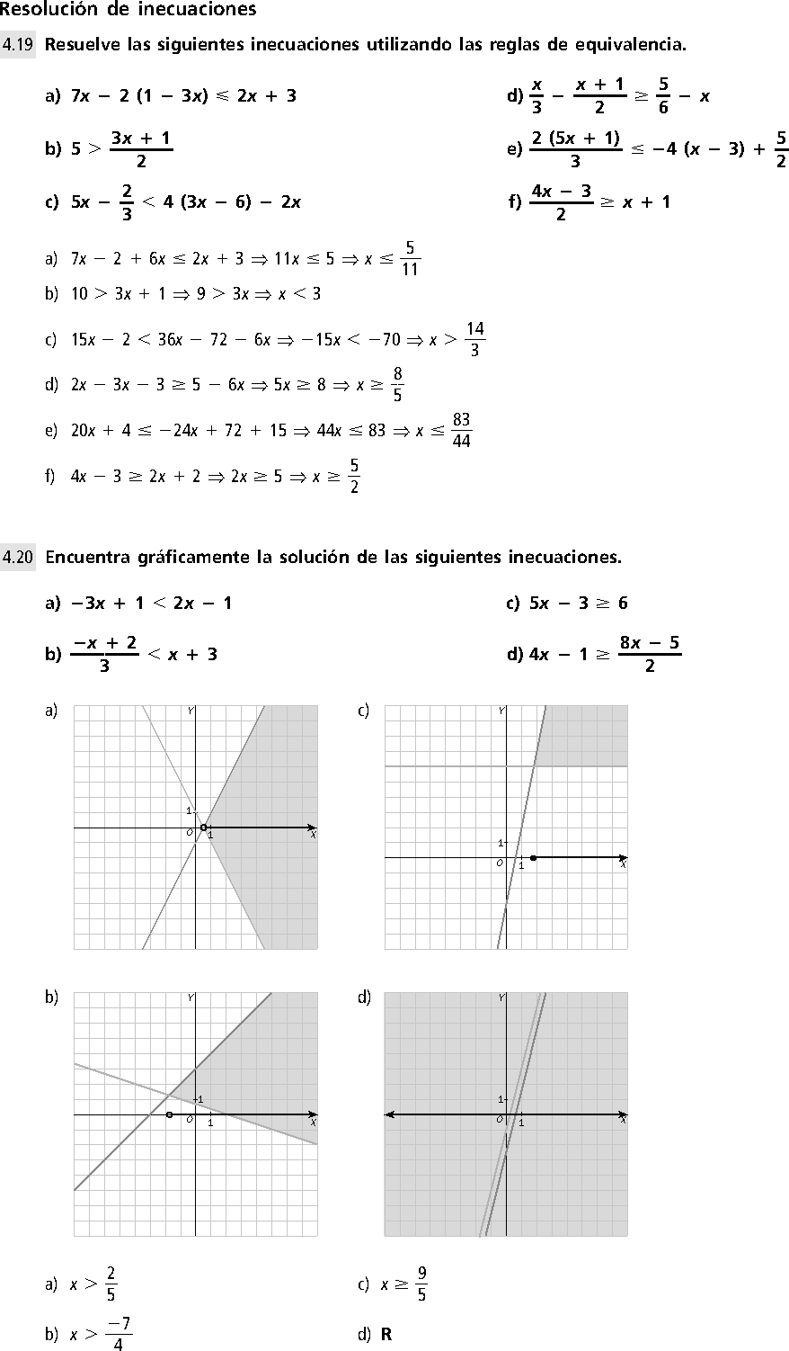INECUACIONES Y SISTEMAS EJERCICIOS RESUELTOS DE MATEMÁTICA 4 ESO PDF INECUACIONES Y SISTEMAS EJERCICIOS RESUELTOS DE MATEMÁTICA 4 ESO PDF