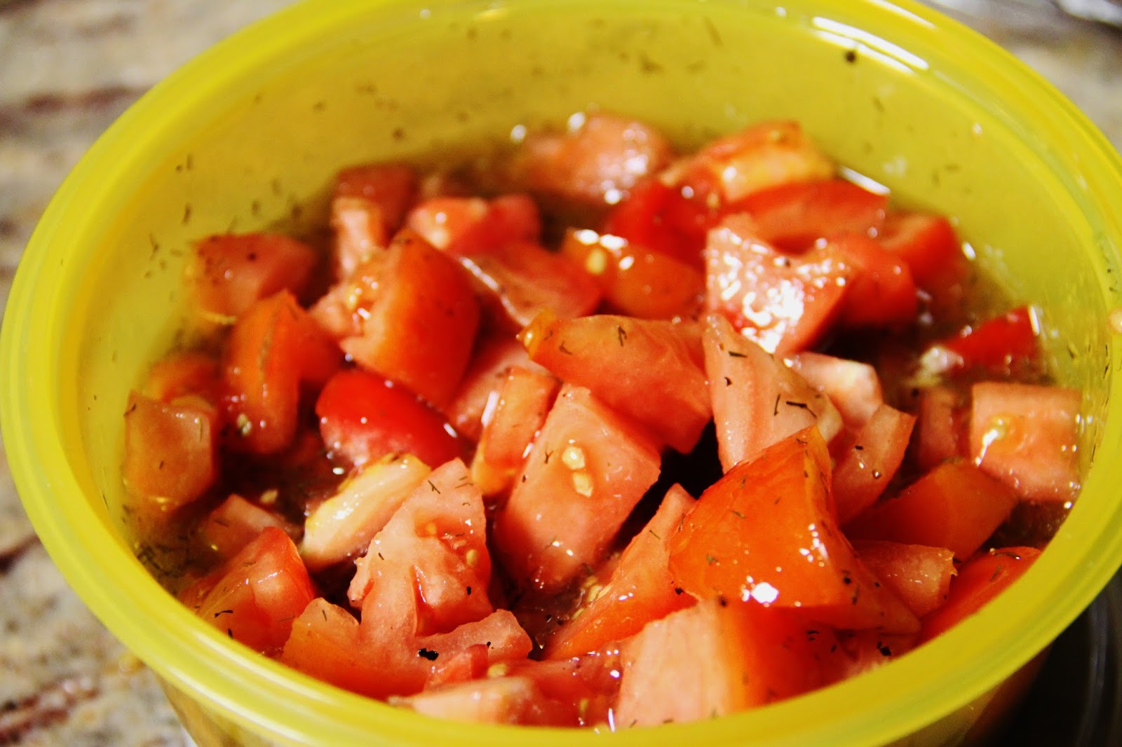 Deep South Dish Marinated Tomatoes