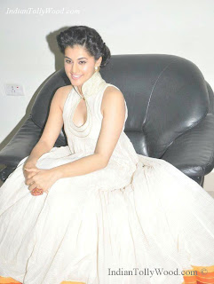 Tapsee Pannu in White Dress at Shawdow Audio Release Function Pics
