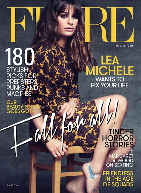 Actress, Singer @ Lea Michele - Nino Munoz for Flare October 2015 