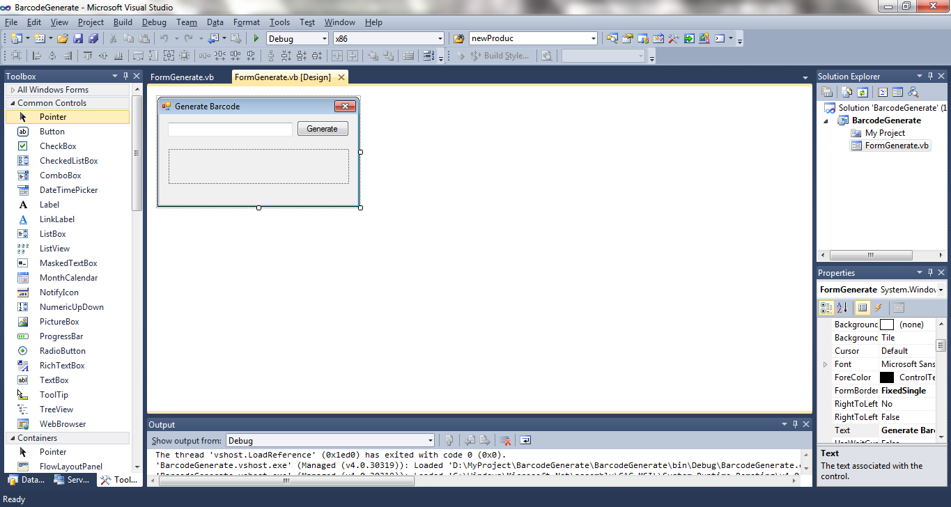 Cara Membuat Program Barcode Dengan Visual Basic