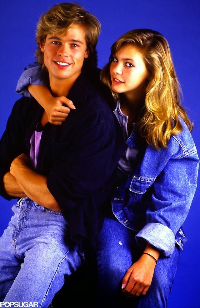 Brad Pitt и Shalane McCall в фотосессии Kathy Amerman (1987 год). 