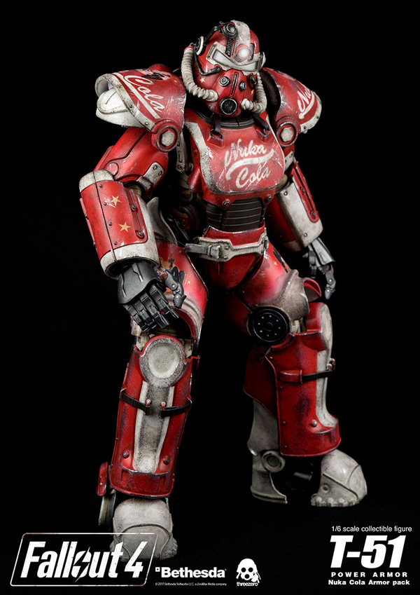 Fallout 4 T51 Power Armor Nuka Cola Armor Pack 1/6 (threezero)