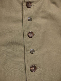 Engineered Garments "TF Jacket in Olive Cotton Double Cloth"