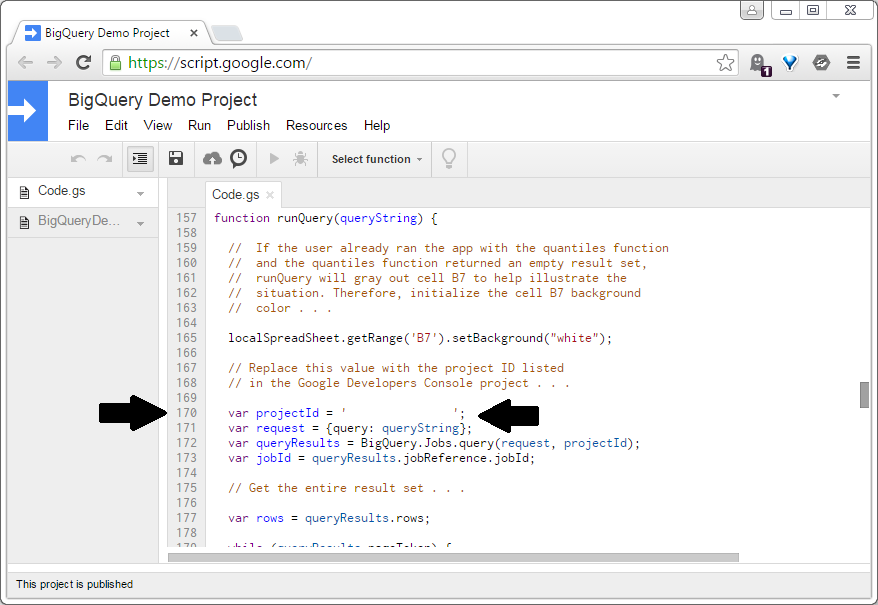 Front-end Google BigQuery with a Google Spreadsheet Part 4 - The Script ...