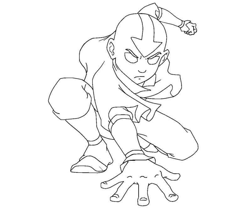 aang coloring pages - photo #4