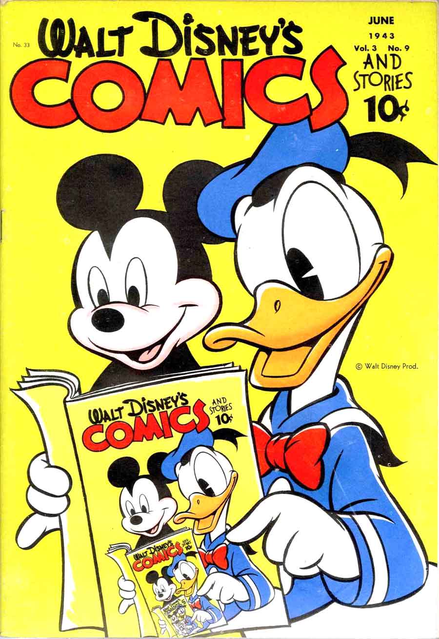 Walt Disney's Comics and Stories 33 Carl Barks art Pencil Ink
