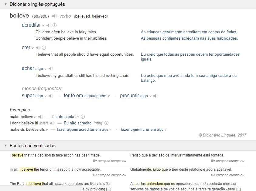 Linguee dicionário online gratuito e buscador de traduções