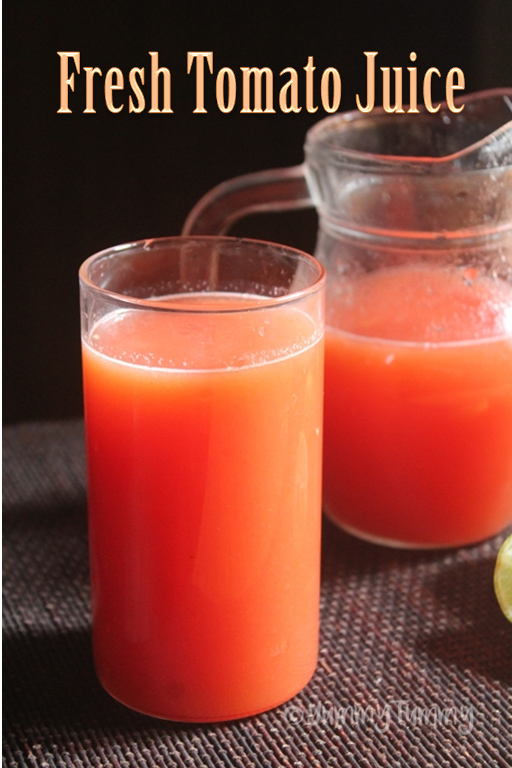 Fresh Tomato Juice Recipe Yummy Tummy