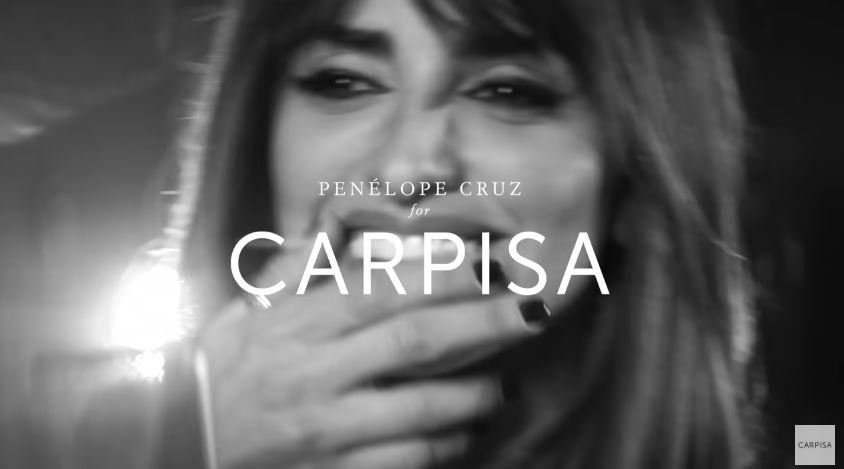 Carpisa pubblicità Tu si na cosa grande con Penèlope Cruz con Foto - Testimonial Spot Pubblicitario Carpisa 2016