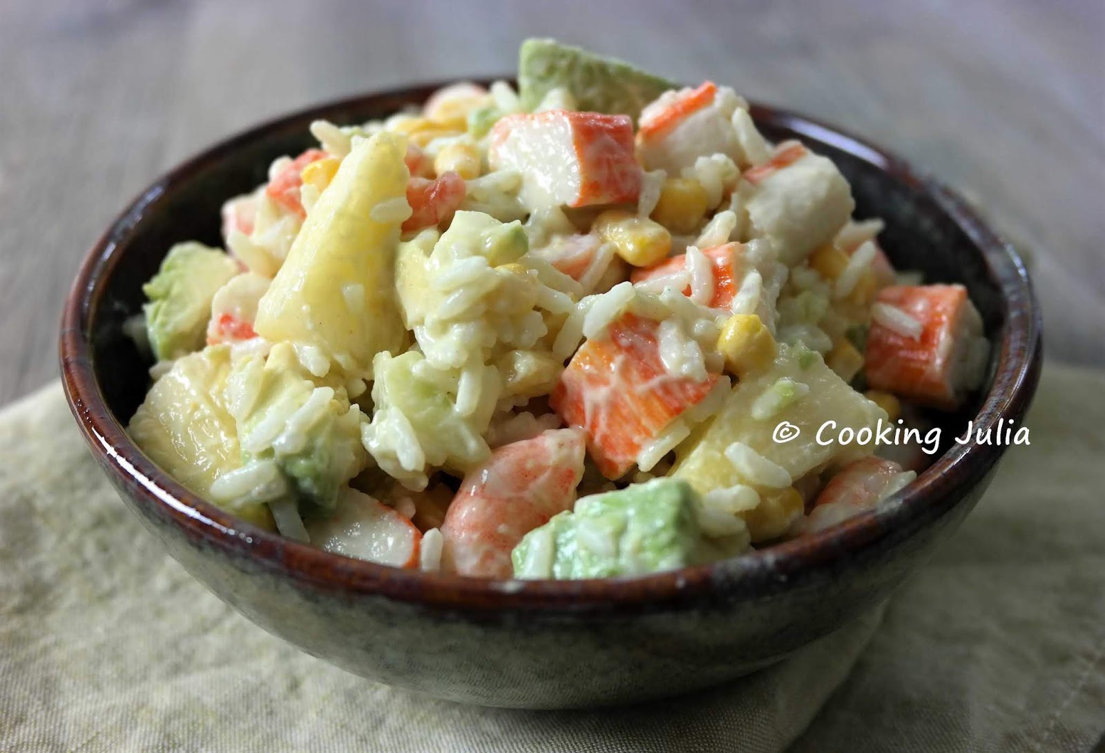 Cooking Julia Salade Hawaienne