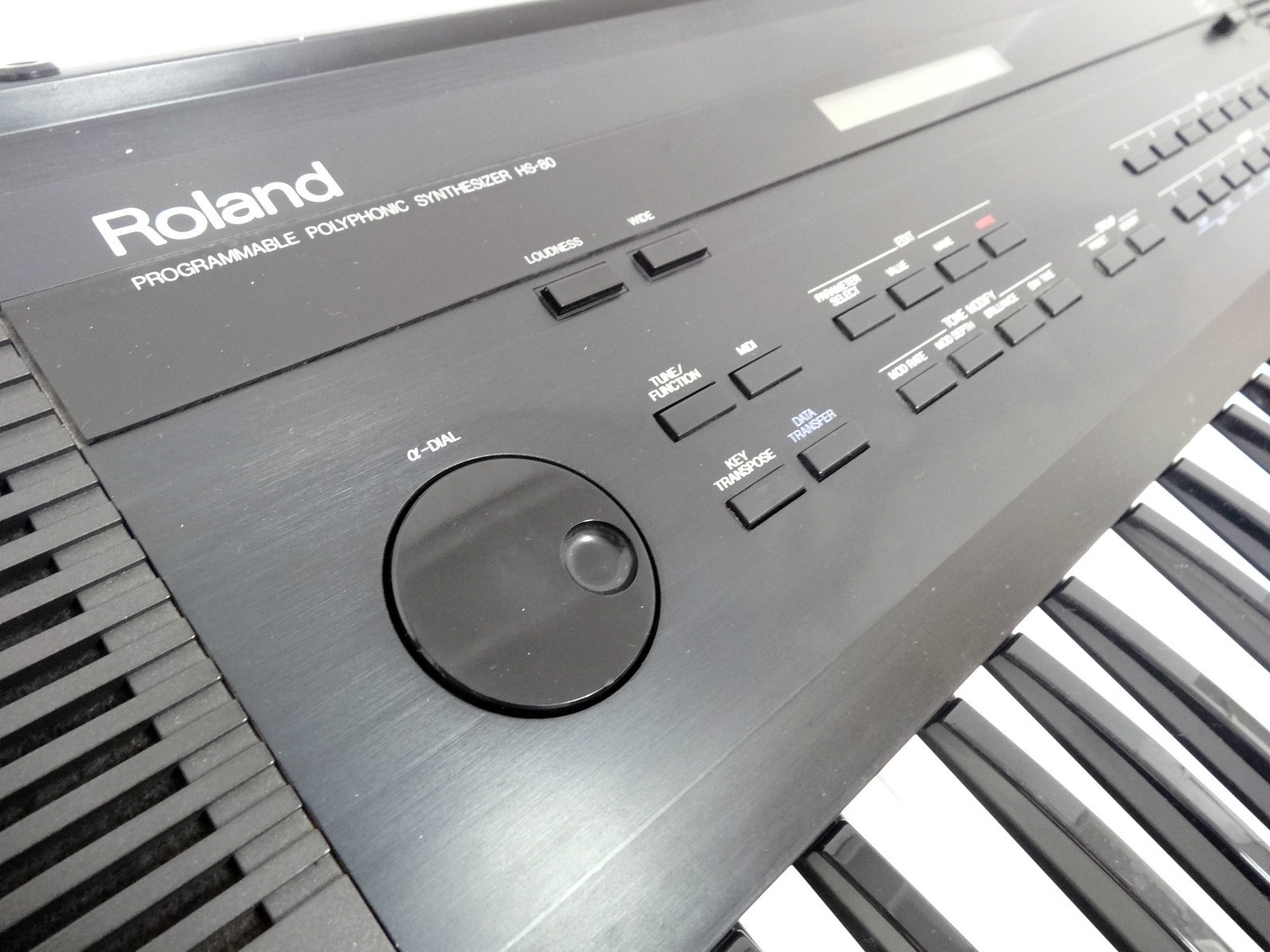 MATRIXSYNTH ROLAND HS80 Synth Plus Synthesizer (alpha juno2 with speakers!) SN Z963596