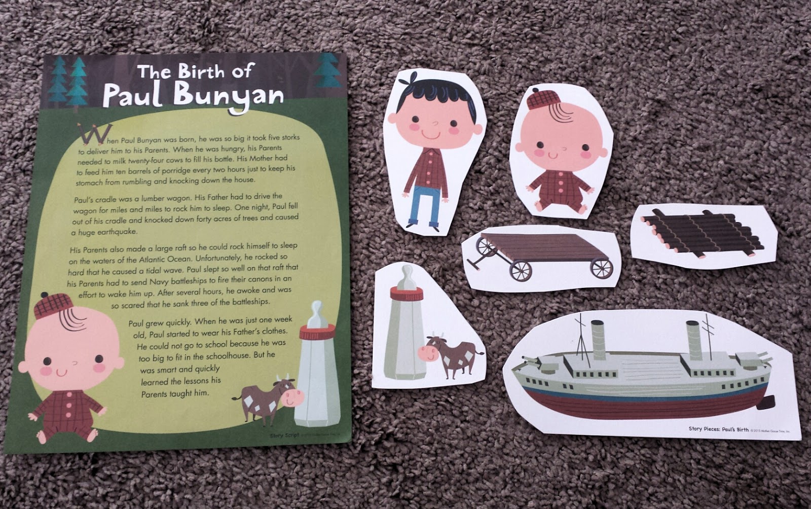 Adorable Little Moments: Fables and Folktales - The Birth of Paul Bunyan