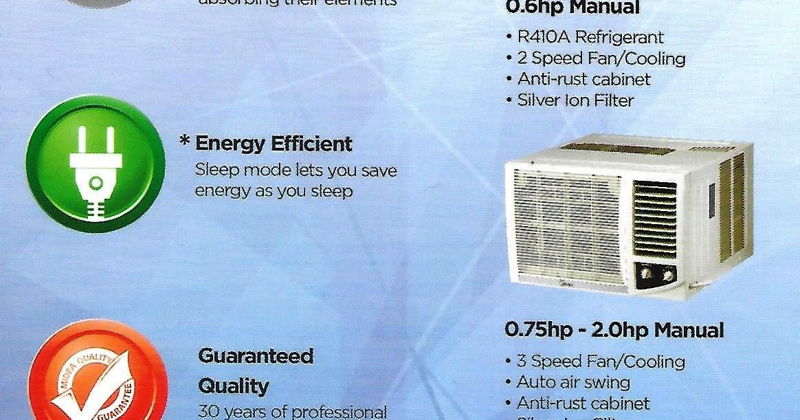 MaximaxSystems.com: MIDEA WINDOW-TYPE AIR CONDITIONERS