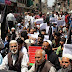 JKLF Protest held against conspiratorial plots, arrests, house arrests and other oppressive measures
