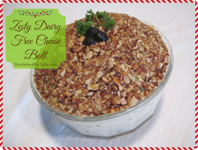 Zesty Dairy Free Cheese Ball